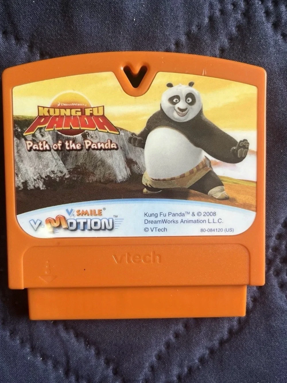 Lot Of 4 Vtech V.Smile V.Motion Games Scooby -  Mickey - Panda -  Action Mania